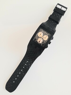Swatch: James Bond 007 ''Dr. No'' (SUEB400) Square Chrono *New / Top Rarity!*