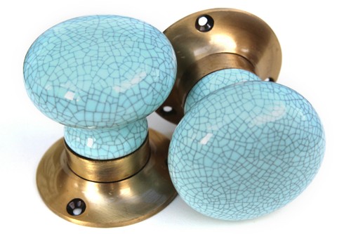 Ceramic and Glass Room Door Knobs Mortice Door Knobs Door Turners Shabby Chic - Picture 30 of 76
