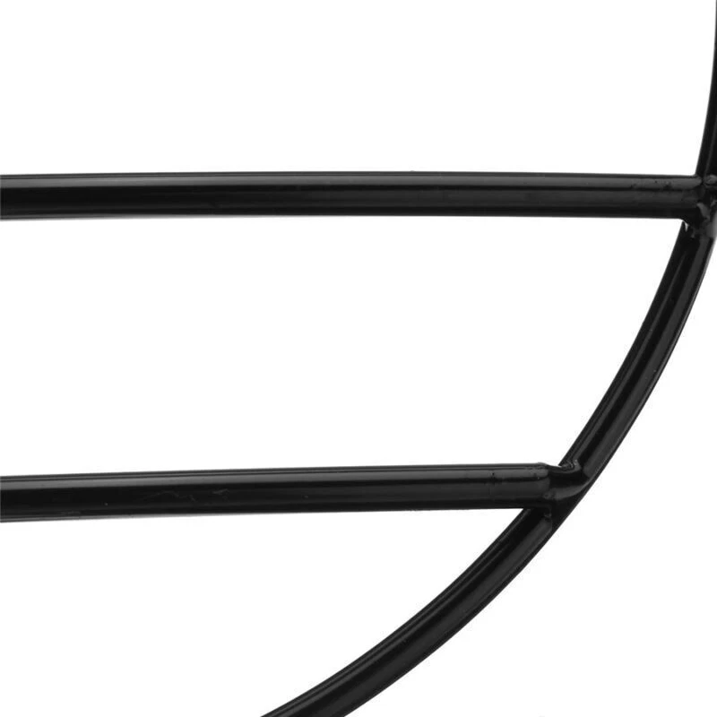 Protector protector de malla de malla para faros retro de 7" de metal negro Foto 3 de 4