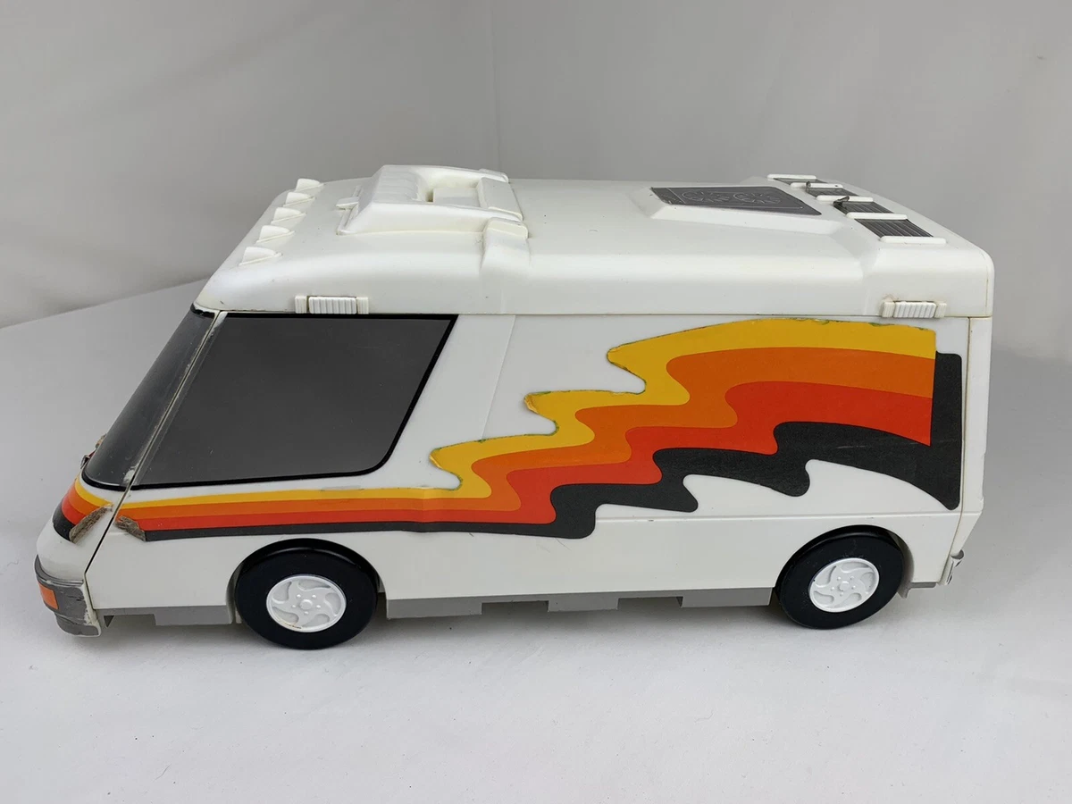 Vintage 1991 MICRO MACHINES Galoob Super City Van Camper RV Fold Out