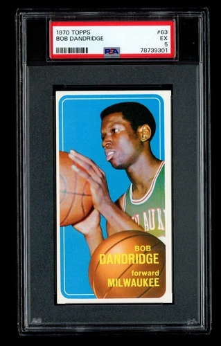 1970-71 Topps #63 Bob Dandridge Milwaukee PSA 5 EX HOF