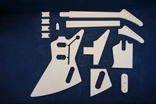 Guitar Templates ~ Explorer ~ 1/2" MDF ~ CNC Router Set w/ Neck