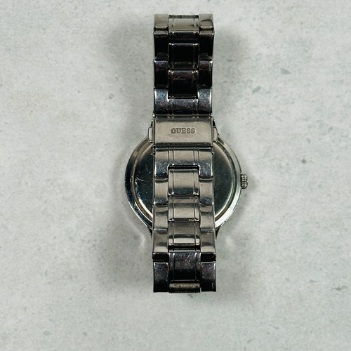 Guess Watch Womens 36mm Rhinestone Bezel Dial Silver Tone U0637L1 New Battery - Picture 9 of 15