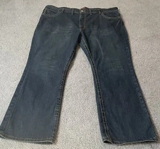 80s Bulwark Flame Resistant Jeans Men’s 40x30 Blue Denim Boot Cut Rugged Western