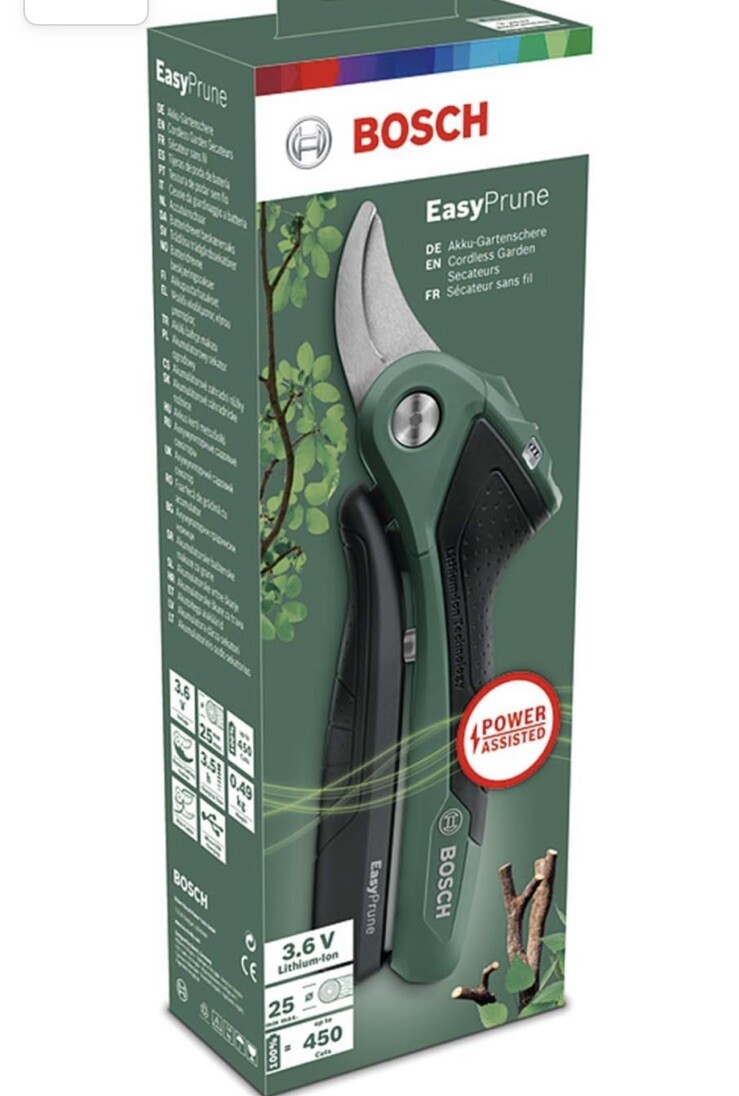 Bosch Home Garden Bosch Cordless Powered Secateurs Pruner