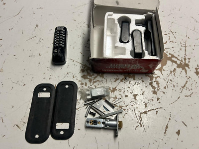 Lockey USA 2835JB Mechanical Single Combination Keyless Lever Lock  Jet Black