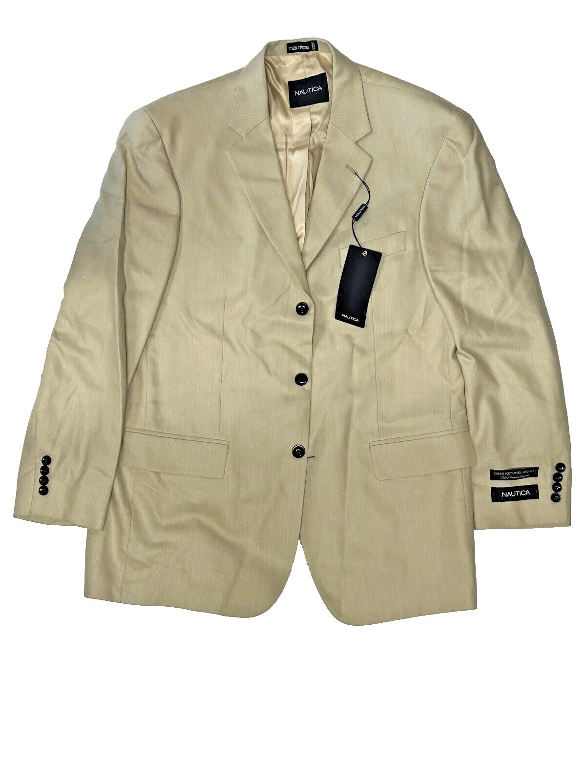 Chaquetas de traje Sólido de Seda para Hombres