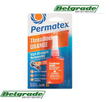 Permatex 25210 High Strength Removable Orange Thread Locker