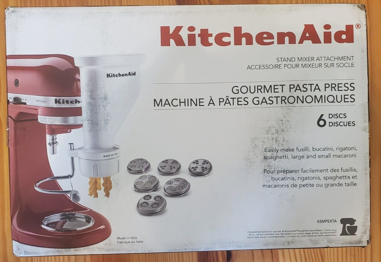 KitchenAid KSMPEXTA Gourmet Pasta Press Attachment NEW! eBay