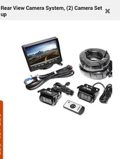 Rearview Safety 770614  New in box Camera System with 7"Quad/Color Monitor 
