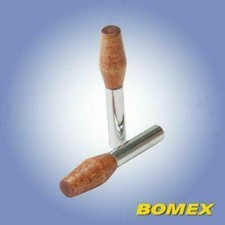 Pomelli, Paio, Cromo/Legno , per VW Maggiolino, Karmann Ghia, Bus T2, Golf 1/ 2/