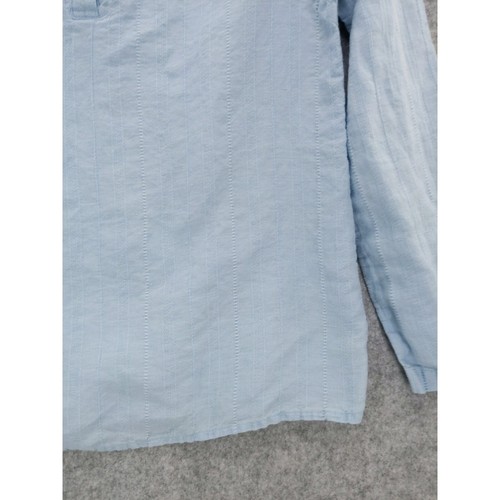L.L.Bean 100% Linen Top Long Sleeve Shirt Sz S Coastal Vacation - Picture 5 of 9
