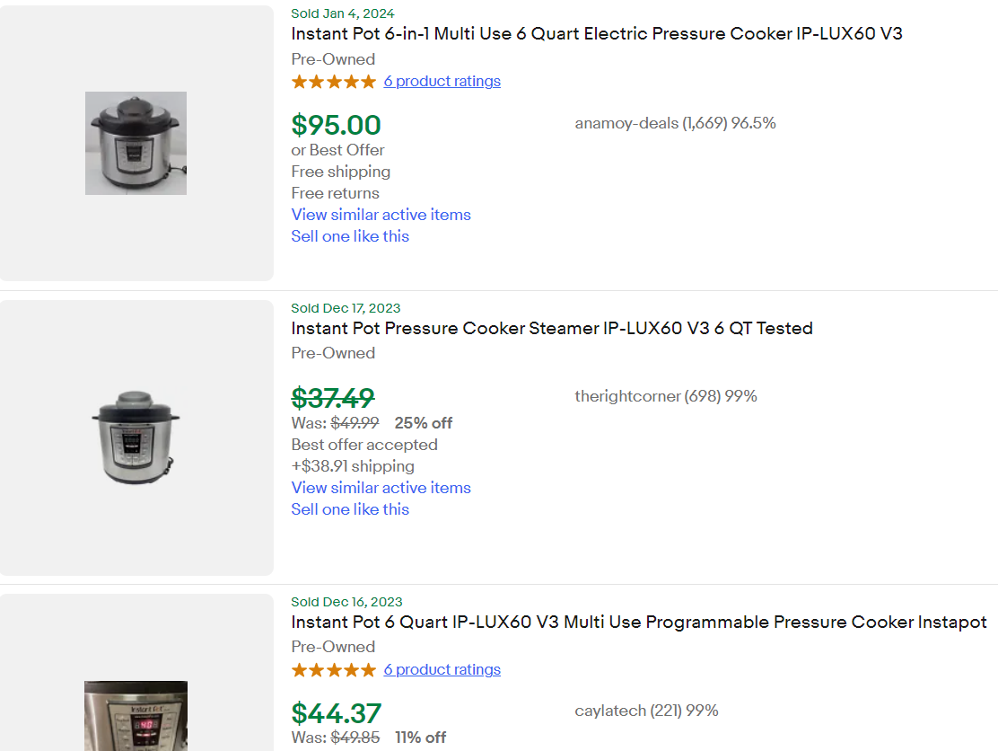 Instant Pot IPLUX60 V3 6 Quart 6In1 Pressure Cooker Stainless