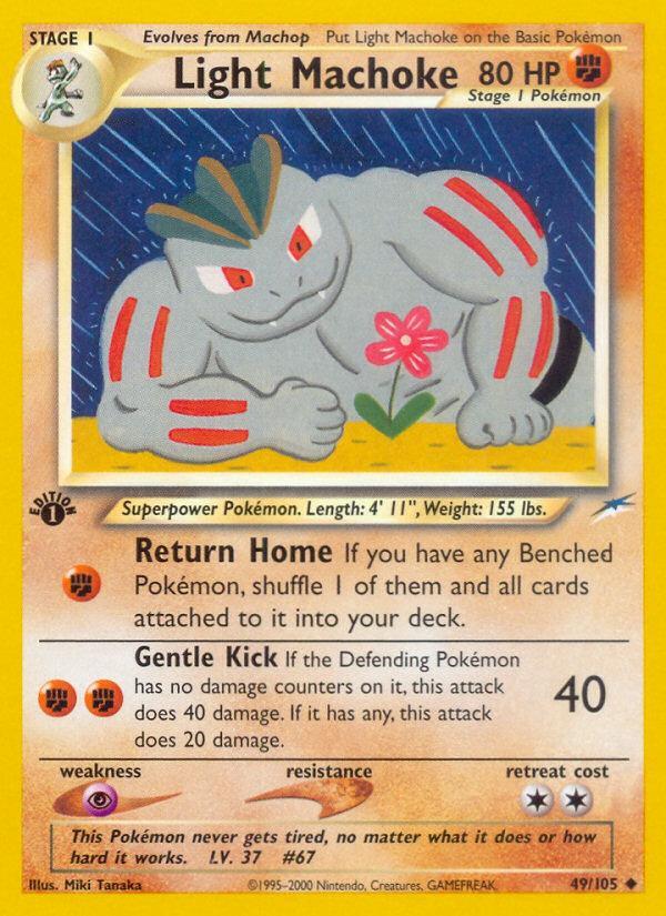 Pokemon Light Machoke (49/113) Neo Destiny  1ED LP