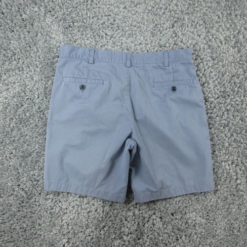 Jos A Bank Shorts Mens 33 Blue Faded Tailored Fit Chino 34x8* - Picture 10 of 12