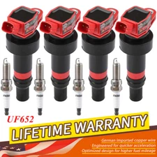 Ignition coils & Spark Plug Pack Bobina for UF652 Hyundai Accent Kia Dodge 1.6L