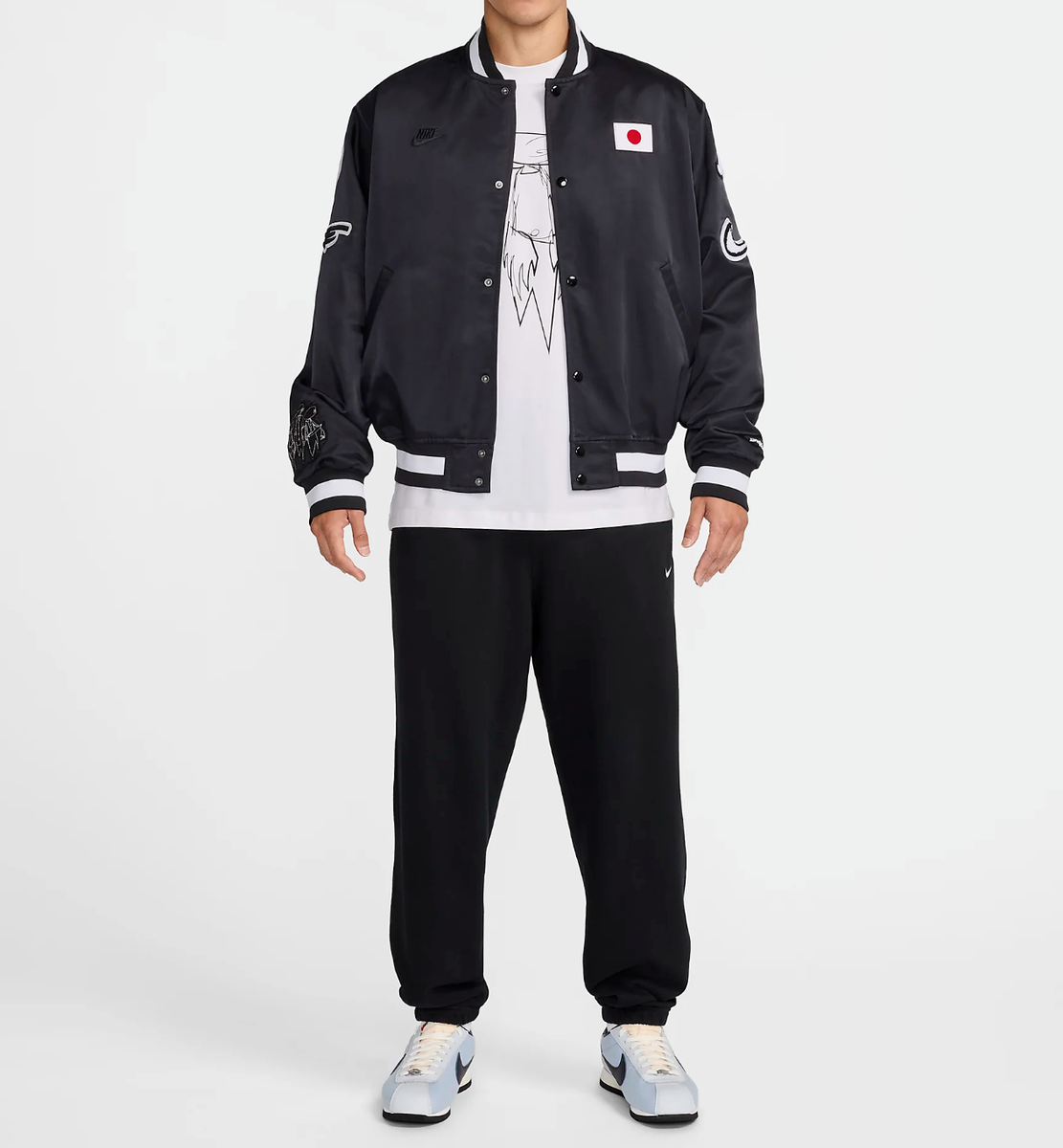 Nike Japan Dugout Men's Nike Breakin Satin Jacket black Nike Japan Dugout Men's Nike Breakin Satin Jacket black