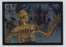 2022 Topps Chrome Star Wars Galaxy Refractor C-3PO Boba Fett Stormtrooper 1ci4