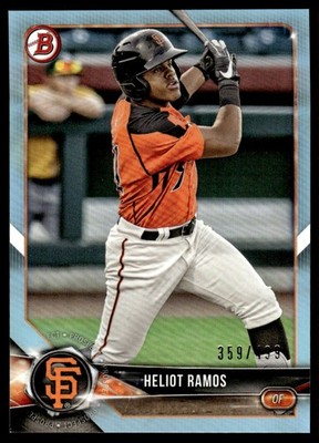 2018 Bowman Blue Heliot Ramos 359/499