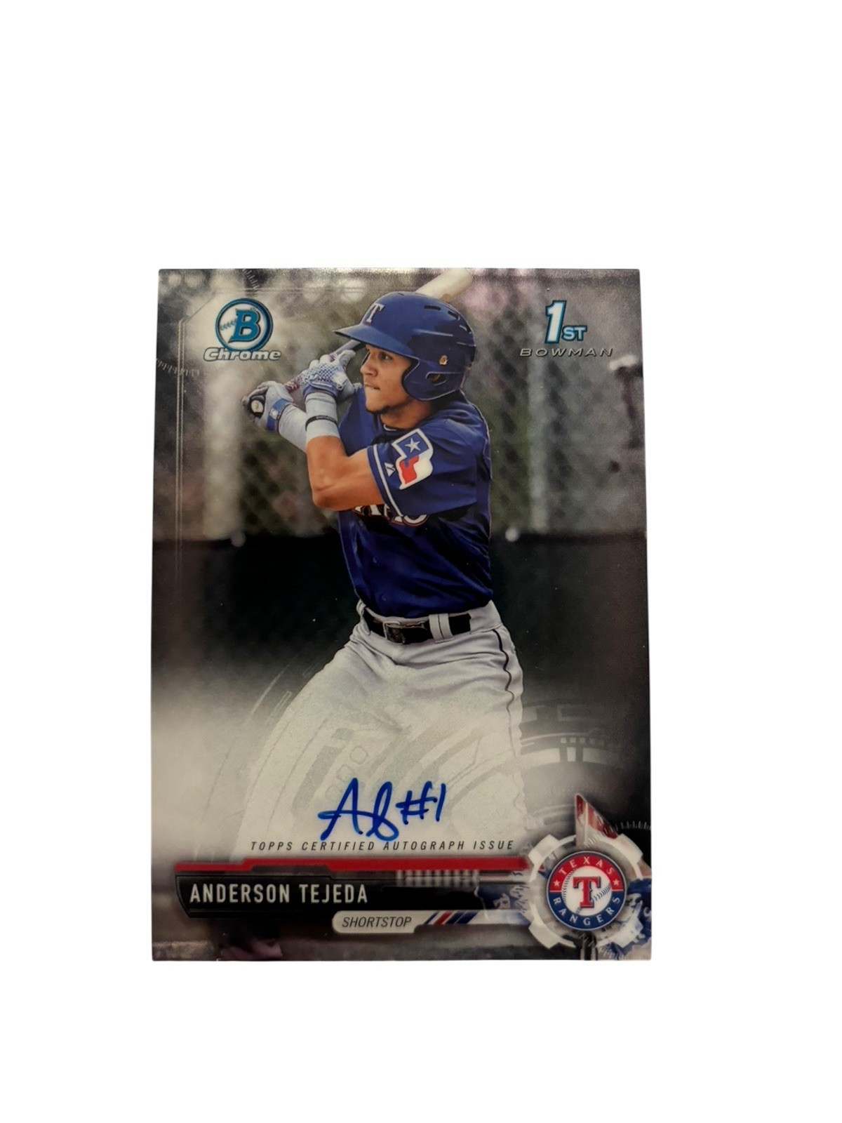 2017 Bowman Chrome - Prospect Autographs Anderson Tejeda #CPA-AT (AU, RC)