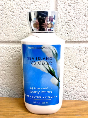 Bath & Body Works SEA ISLAND COTTON BODY LOTION 8oz SEALED NEW