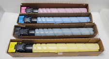 NEW Genuine Konica Minolta TN626 Toner Set CMYK Full Size OEM