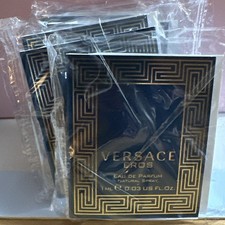 5, Sample Vial VERSACE EROS Each 0.03 oz 1 ml Eau de Parfum Spray NEW
