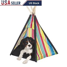Cozy Pet Teepee Dog Tent House Lightweight Indoor Shelter Small Dogs Cats New
