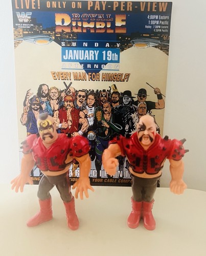 WWF WWE Hasbro Wrestling Figure. Series Tag Team: ...