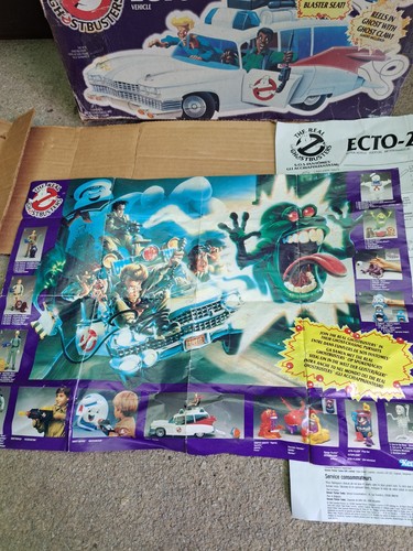 Original Vintage The Real Ghostbusters ECTO-1 Vehicle Car With Ghost 1986 - Picture 6 of 15