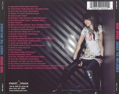 REID SPEED - UNDER THE INFLUENCE NEW CD