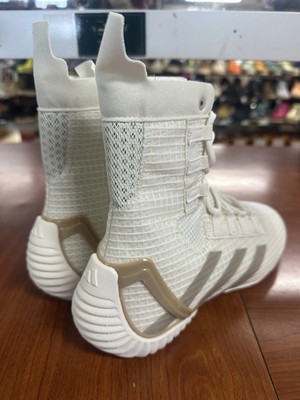 Adidas Boxing Speedex 23 High Top Shoes Off White JH8822 NEW Men's