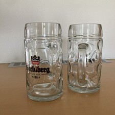 2 x Hackelberg Bier Glas Krug 0,5 l Henkel Krüge, Gastro, Ritzenhoff, Crystal
