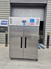 Polar G-Series Model G594-02 Upright Double Door 1200Ltr Fridge Stainless Steel