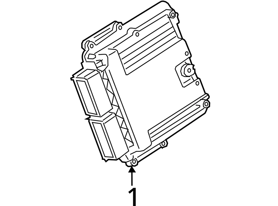 Engine ECM Electronic Control Module 2.3L Fits 15-19 MKC 5244099 - Image 4 of 4