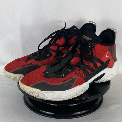 Men s Size 11.5 Jordan One Take 2 Bred University Red Black Sneaker CW2457-607