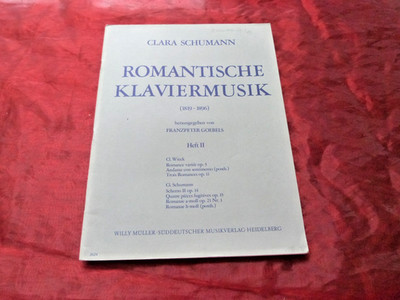 CLARA SCHUMANN Romantische Klaviermusik Heft 2 herausg. Franzpeter Goebels