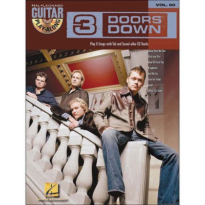 Hal Leonard 3 Doors Down Guitar Play-Along Vol60 Bk/CD