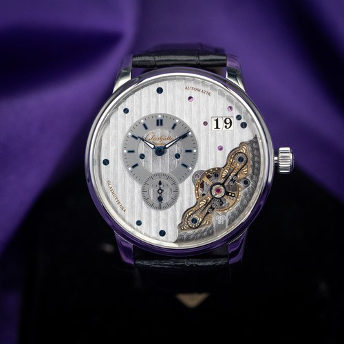 Glashütte Original PanoMaticInverse 1-91-02-02-02-30. 42mm. Steel. Full Set 2024