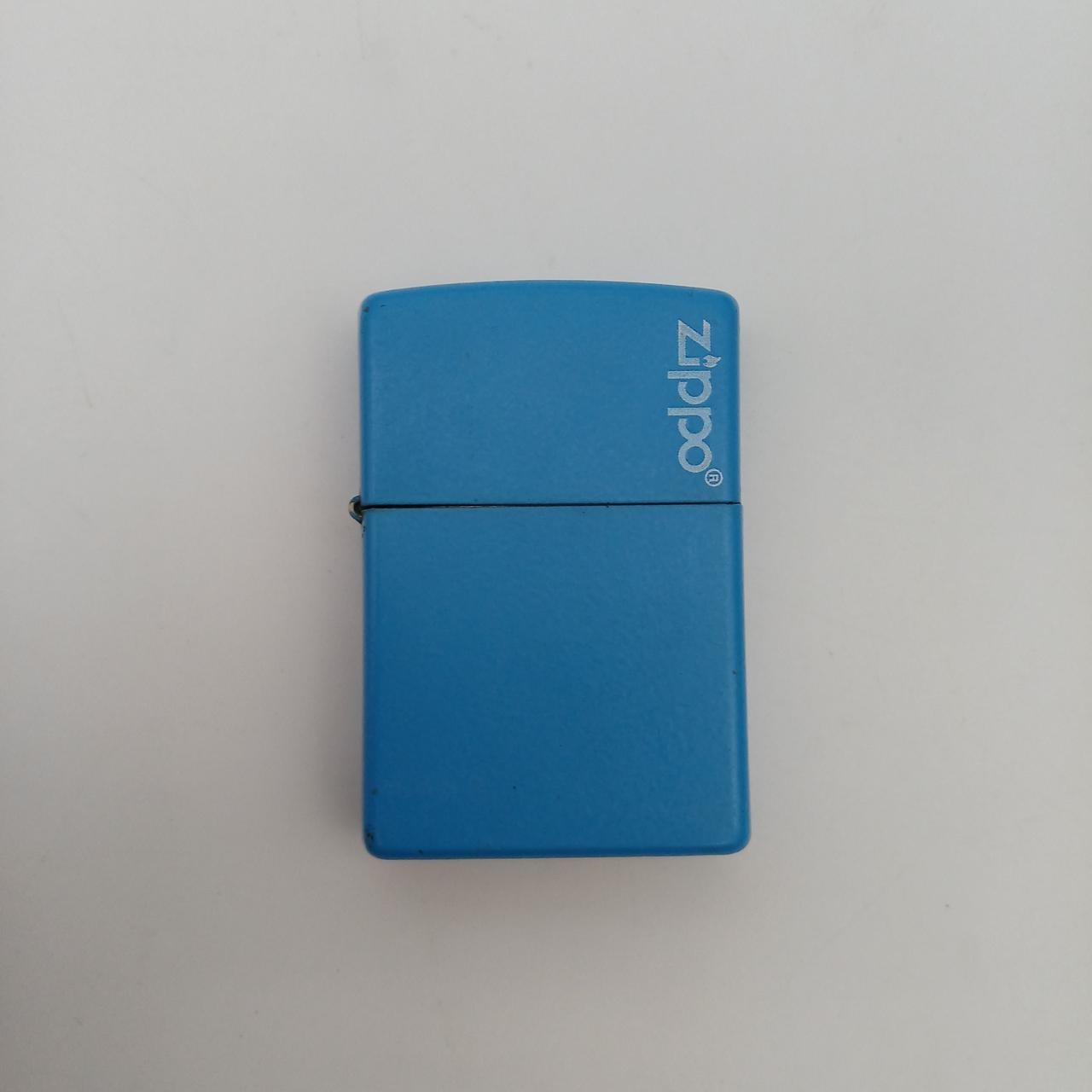 Zippo Blueberry Matte Oil Lighter Used