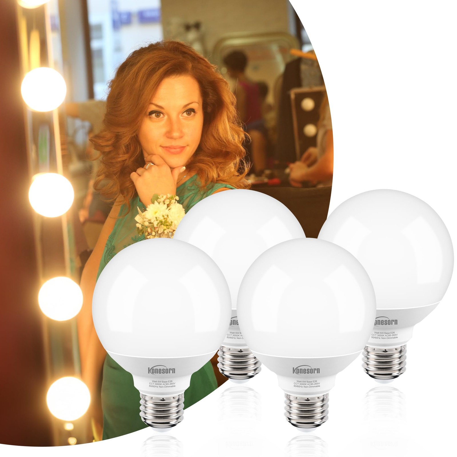 60 Watt Equivalent - G25 Globe Led 3000k Soft White E26