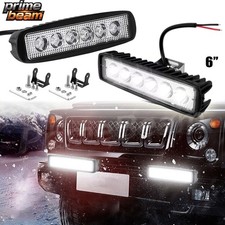 6inch 18w Led Work Light Bar Flood Fog Lamp Offroad Suv Atv Driving Truck 4wd