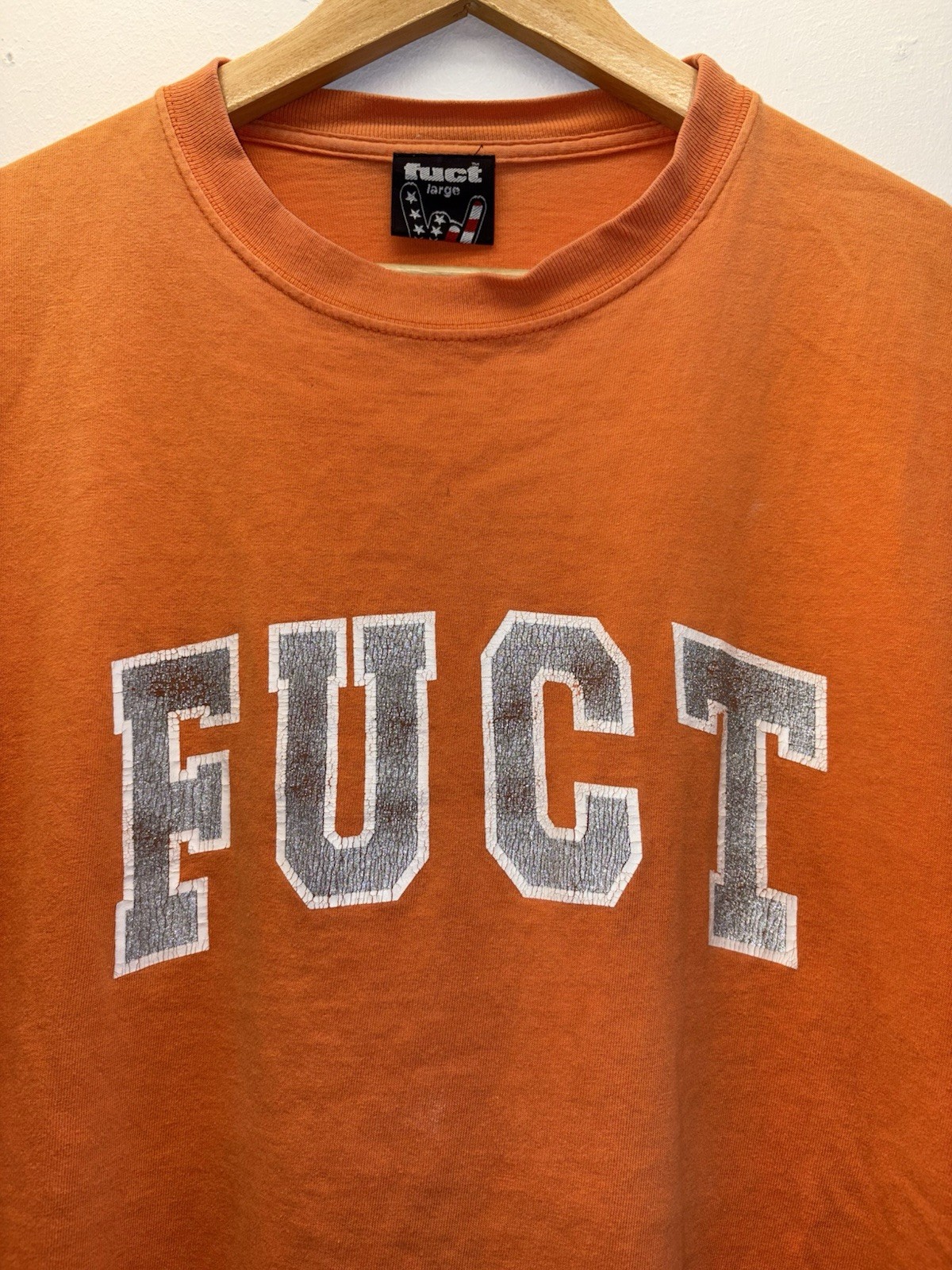 90's FUCT Reflective Logo T-Shirt - Gem