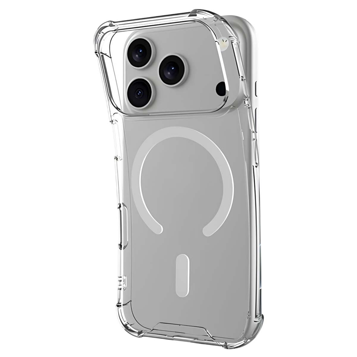 Coque iPhone 17 Pro ultra renforcée JUST IN CASE KickImpact avec support silicone TPU