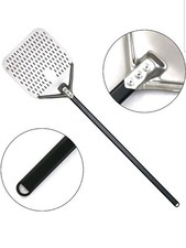 Long Handle Perforated Pizza Peel Oven Shovel Aluminium Paddle BBQ Baker Peel