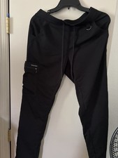 Healing Hands Purple Label Tamara 981 Black Scrub Pants Elastic Waist S