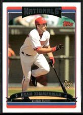 Ryan Zimmerman 2006 Topps #617 Washington Nationals Rookie Card