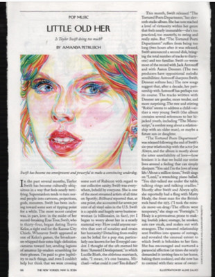 Little Old Her: Is Taylor Swift doing too much? : 2024 print article