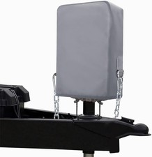 Electric Tongue Jack Cover with D Rings Drawstrings - PVC Coated M Color: Gray