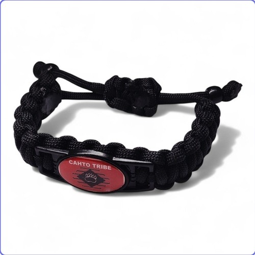 Cahto Rdzenny Amerykanin Flaga plemienna Regulowana bransoletka charm - Zdjęcie 3 z 3